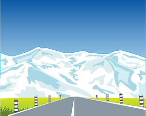 Image showing Road in mountains