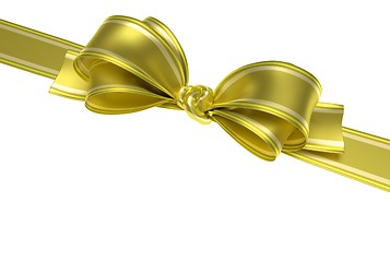 Image showing yellow ribbon and bow