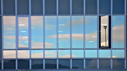 Image showing abstract sky reflection