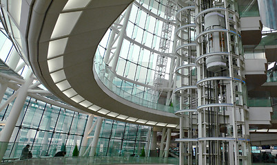 Image showing futuristic building interior