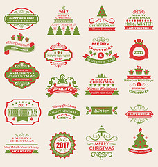 Image showing Merry Christmas and Happy Holidays Wishes