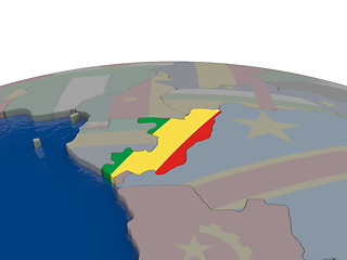 Image showing Congo with flag