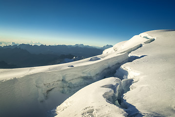 Image showing Deep white snow