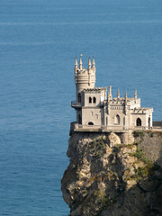Image showing Swallow nest Castle sideview