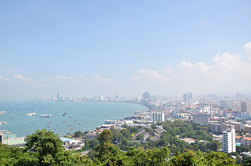 Image showing Viewpoint from Pratumnak Hill in Pattaya, Thailand