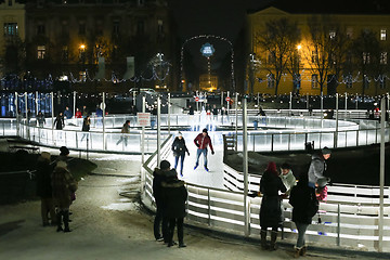 Image showing Ice park in Zagreb