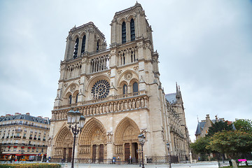 Image showing Notre Dame de Paris cathedral