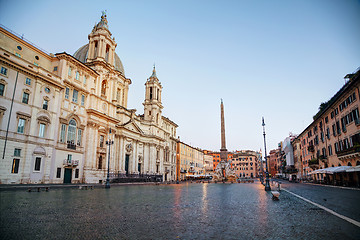 Image showing Piazza Navona in Rome, Italy