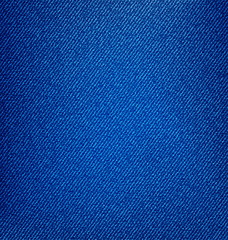 Image showing Textured Blue Jeans Denim, Fabric Background