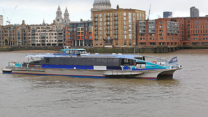 Image showing Thames Clippers