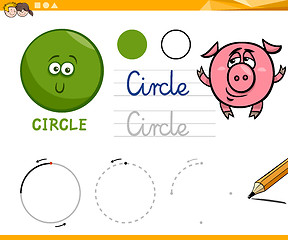 Image showing cartoon basic geometric shapes