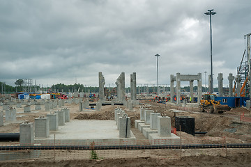 Image showing Construction of petrochemical plant. Tobolsk