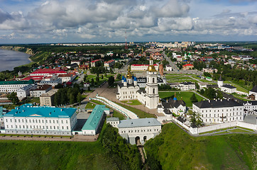 Image showing Aerial view onto Tobolsk Kremlin