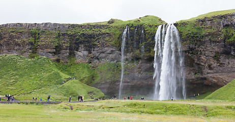 Image showing Seljalandsfoss - Iceland - Detail