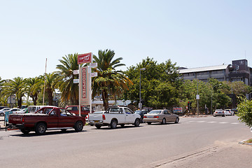 Image showing Street in Francis Town, Botswana