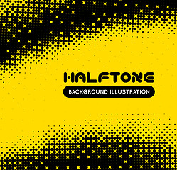 Image showing Halftone vector background
