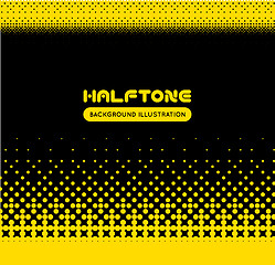 Image showing Halftone vector background