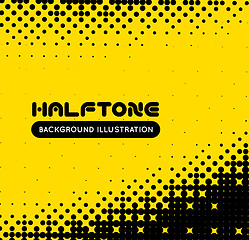 Image showing Halftone vector background