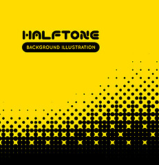 Image showing Halftone vector background