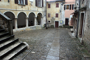 Image showing Street in small town Groznjan in Istra, Croatia