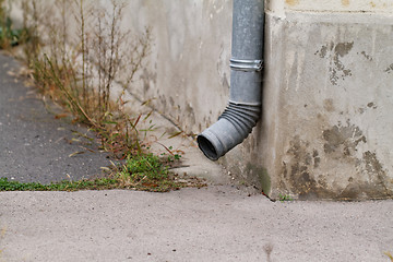 Image showing Gutter on the street