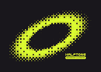 Image showing Halftone background. Vector illustration