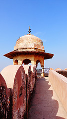 Image showing Landscape of ancient castle in India