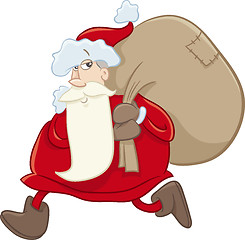 Image showing santa on christmas cartoon