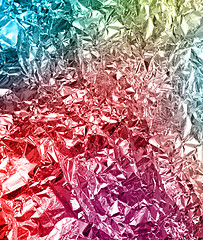 Image showing multicolored foil texture