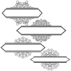 Image showing Flourshes Frame Set.