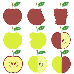 Image showing Set of Apple Icons