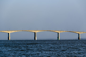 Image showing Detail of the Oland Bridge in Sweden