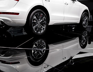 Image showing Car and its reflection