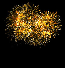 Image showing Illuminated Festive Firework, Glowing Holiday Background