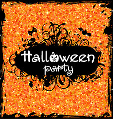 Image showing Grunge Dirty Frame for Halloween Party