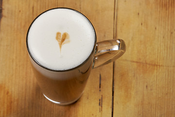 Image showing cup of latte