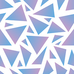 Image showing Vector Seamless Pattern with triangle shapes