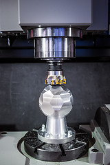 Image showing Metalworking CNC milling machine.