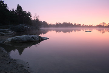 Image showing Lake in the morning