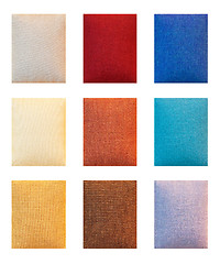 Image showing Textile samples