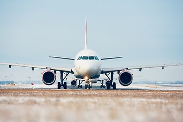 Image showing Airport in winter