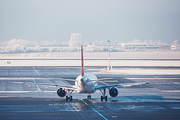 Image showing Airport in winter