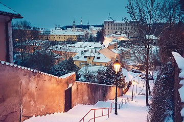 Image showing Winter morning in the city