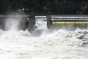 Image showing Big waterfall