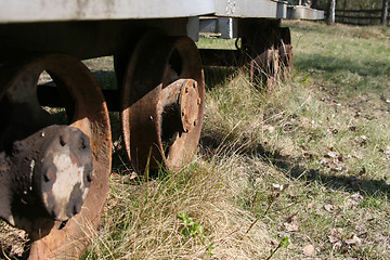 Image showing Old rusty train