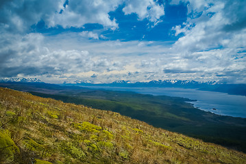 Image showing Wilderness among mountains