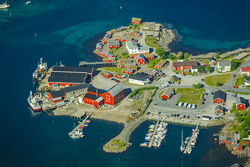 Image showing Houses and harbour