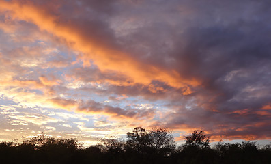 Image showing sunset sky