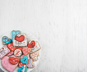 Image showing Gingerbreads for Valentines Day