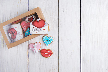 Image showing Gingerbreads for Valentines Day